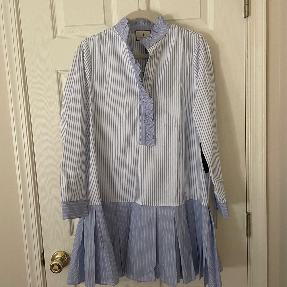 NWT Tuckernuck Blue and White Striped